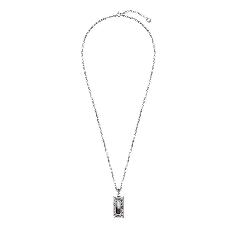 Bone Record Gradient Tourmaline Sweater Necklace - Image 2