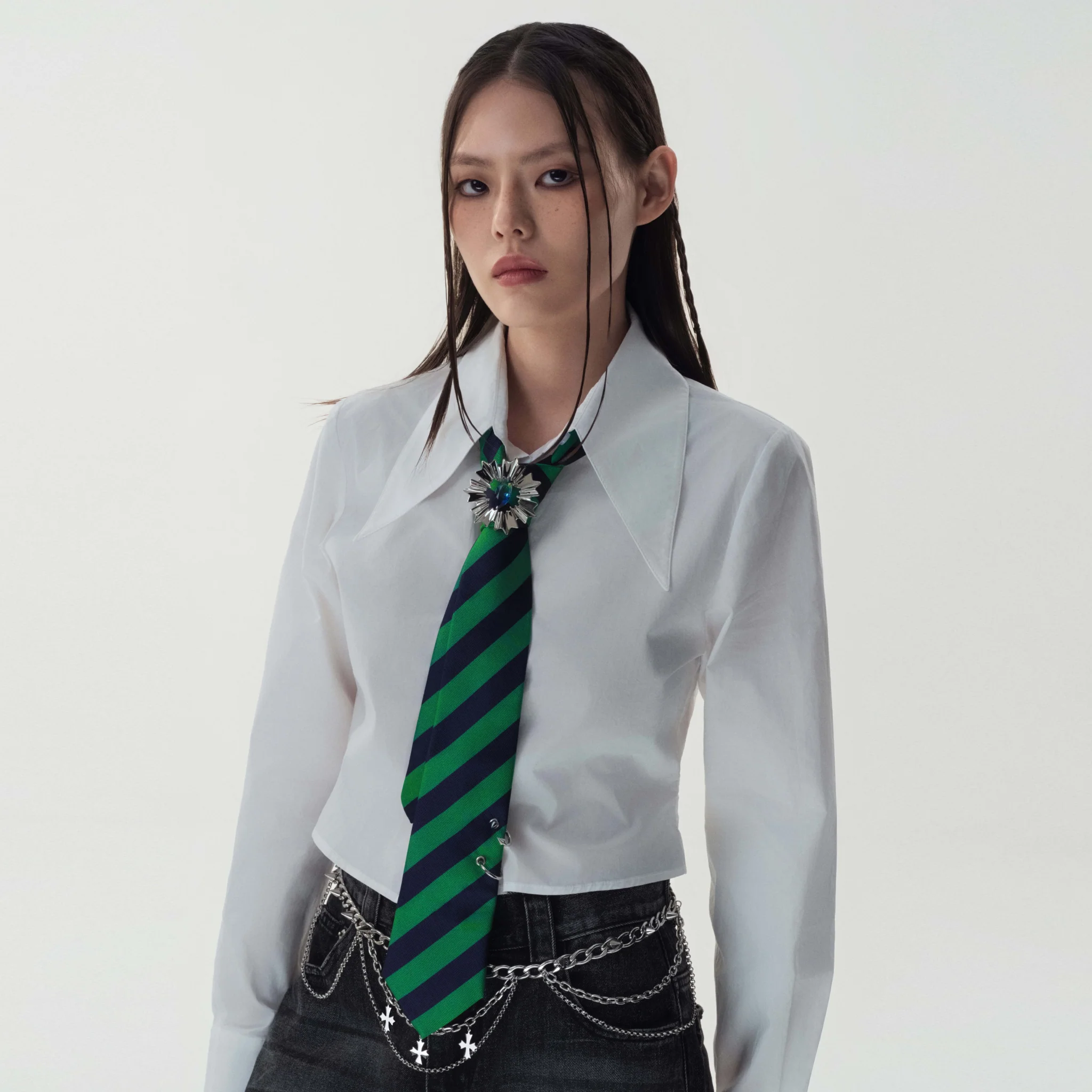 Cornflower Emblem Tie Belt - Image 2