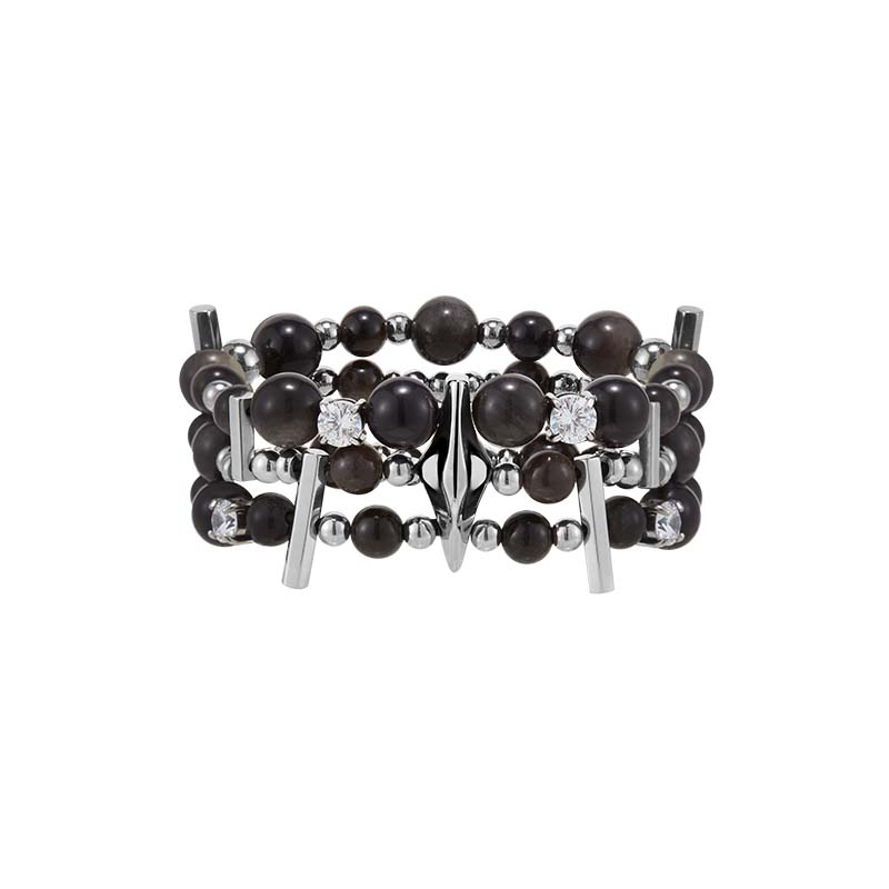 Crescent Knight Multi-Layer Bracelet
