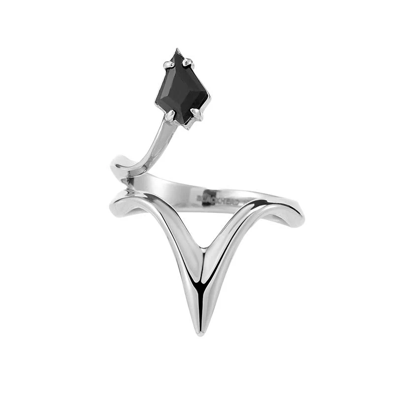 Four-Point Star Armor Ring
