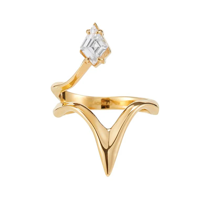 Four-Point Star Armor Ring - Image 2