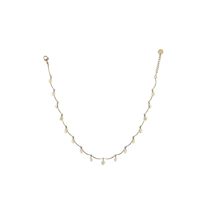 Georgium Sidus Star Beads Shape Necklace