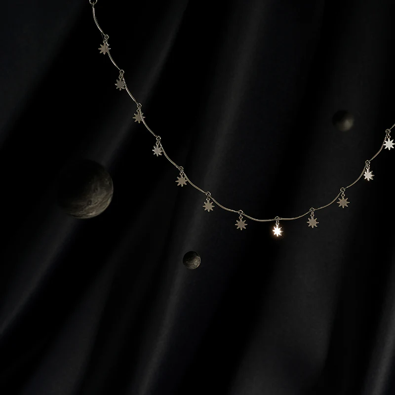Georgium Sidus Star Beads Shape Necklace - Image 2