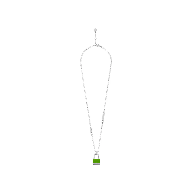 Hardware PlayStation Lock Pendant Long Chain Necklace - Image 5