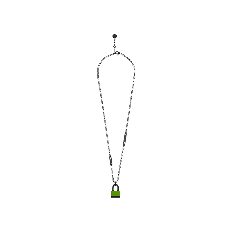 Hardware PlayStation Lock Pendant Long Chain Necklace - Image 6
