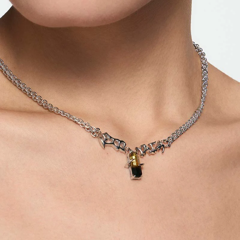 Stilyaga Gradient Tourmaline Necklace - Image 4