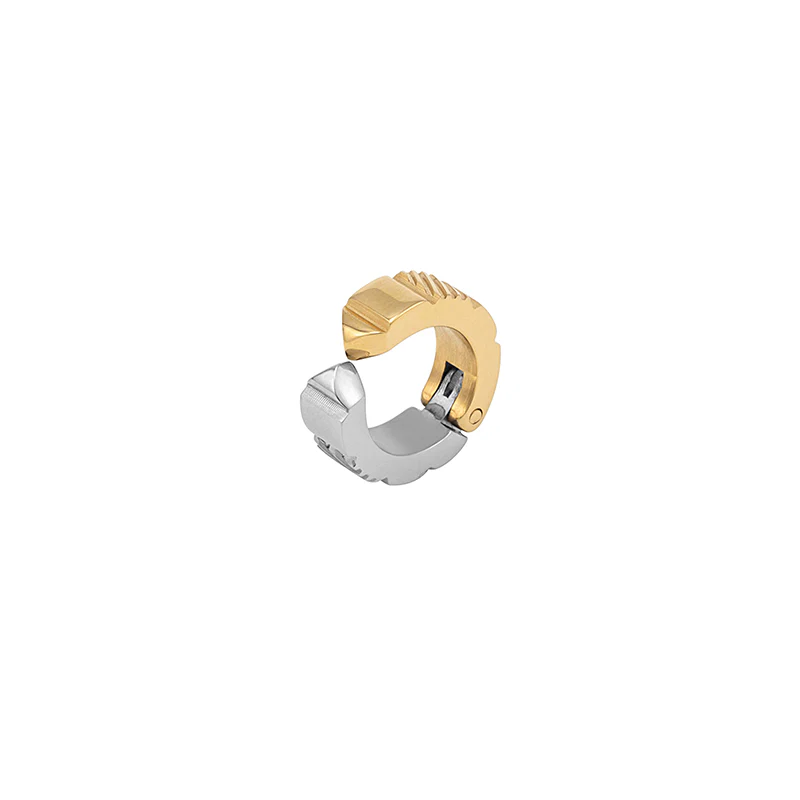 Xocolatl Chocolate Bi-color Cuff Earring - Image 6